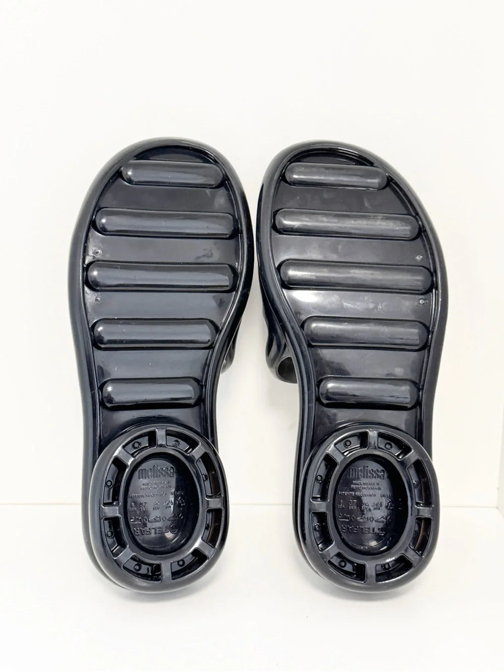 New Melissa x Telfar Jelly Slide Black size 8 - Picture 6 of 7
